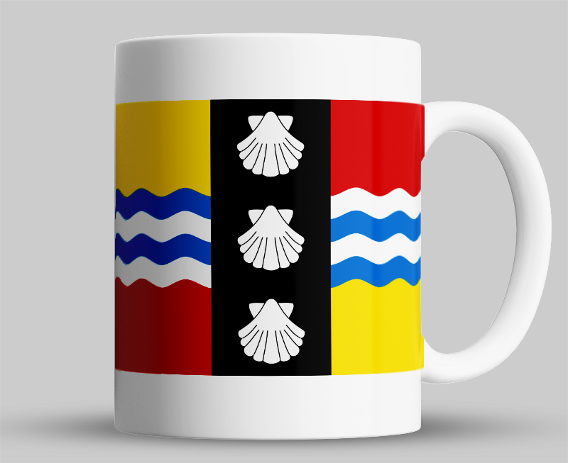 Bedfordshire County Flag Mug