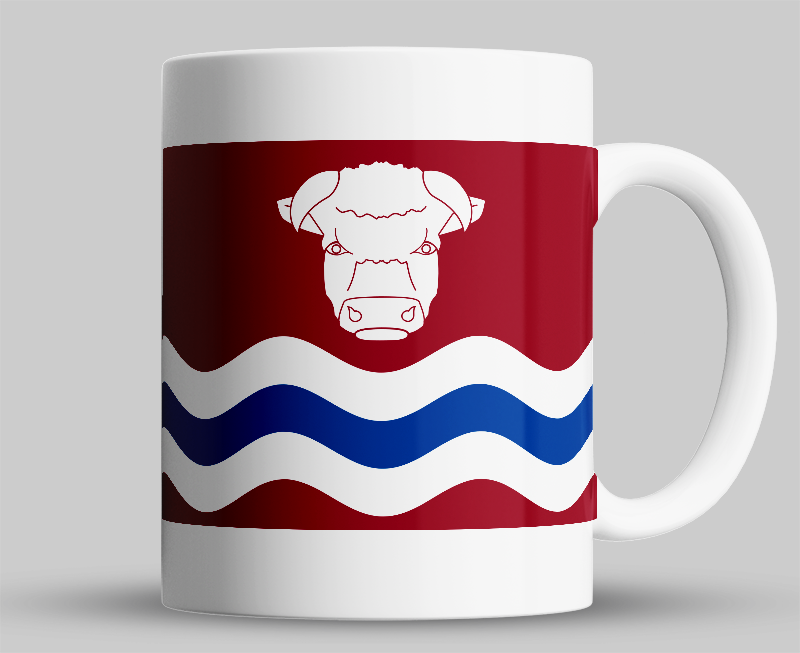 Herefordshire County Flag Mug