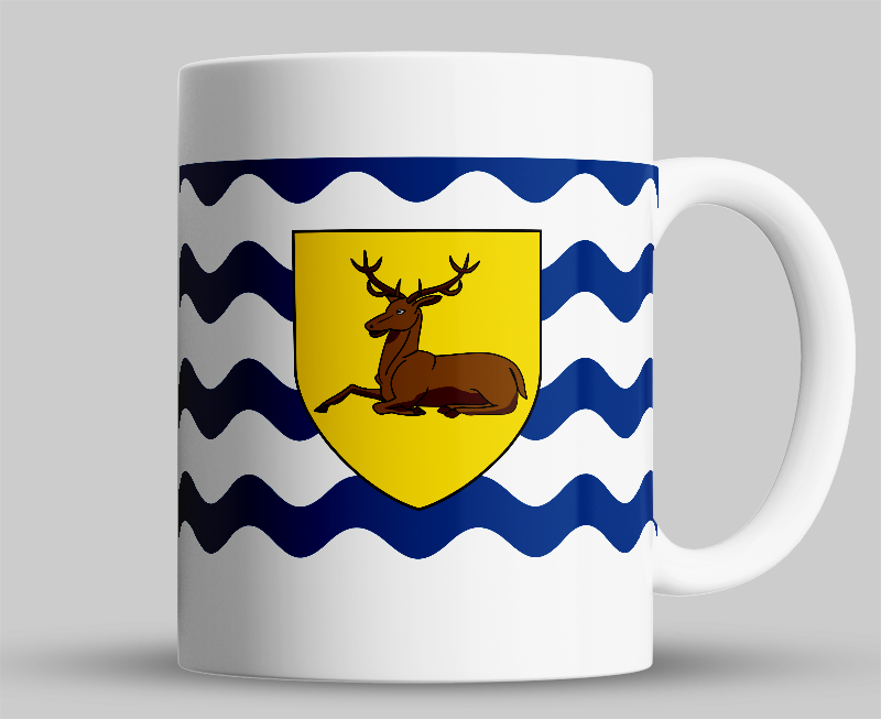 Hertfordshire County Flag Mug