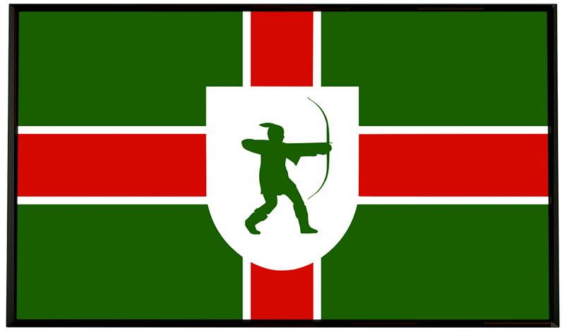 Nottinghamshire County Flag Gifts, Posters & Merchandise