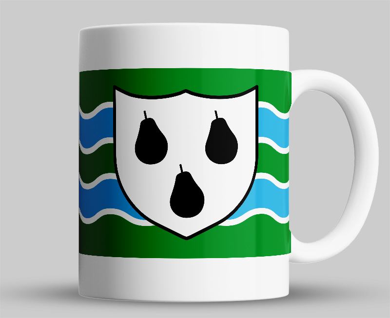 Worcestershire County Flag Mug